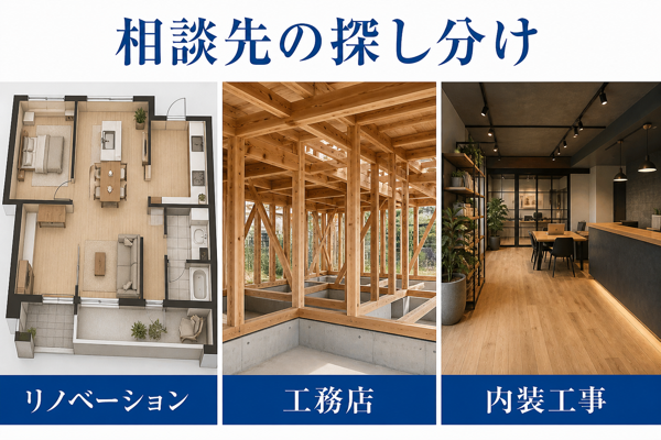 新宿区のリノベーション・工務店・内装工事の探し分け