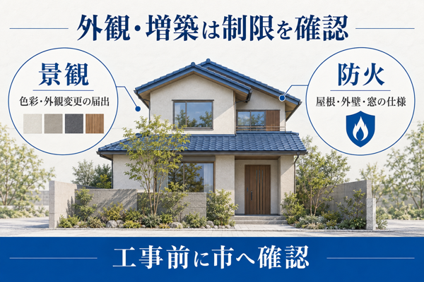 藤沢市の景観条例・防火地域によるリフォームの制限