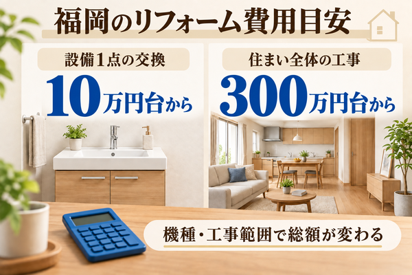 福岡県のリフォーム費用相場
