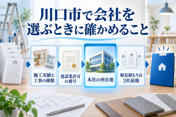 川口市で信頼できるリフォーム会社の選び方