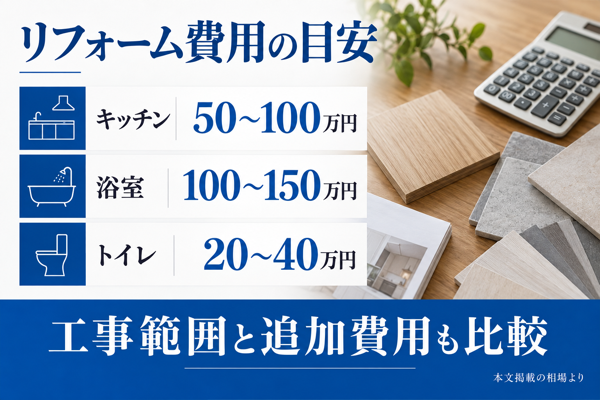 川崎市のリフォーム費用相場と価格の見方