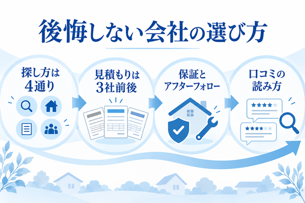 後悔しないリフォーム会社の選び方