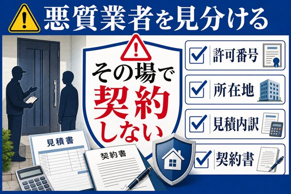 大阪の悪質リフォーム業者の見分け方とトラブル回避