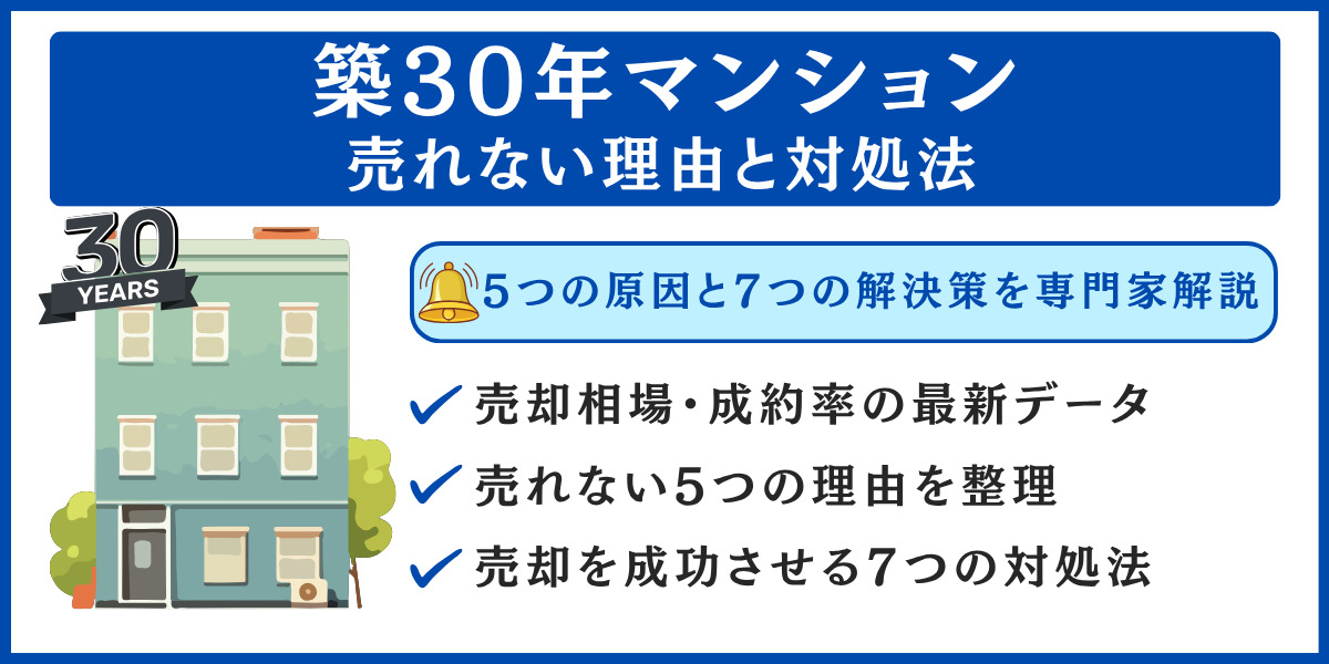 築30年 マンション 売れない