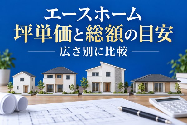 坪単価目安は約58万円〜68万円のエースホーム|広さ別の総額イメージ