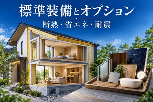 アエラホームで選べる標準装備とオプション