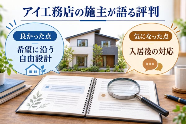 アイ工務店の施主が語る評判!