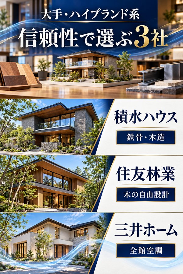 大手・ハイブランド系｜信頼性を重視したい方向けの3社