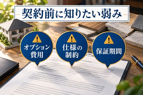 アイダ設計で家を建てる際に知っておきたい弱み