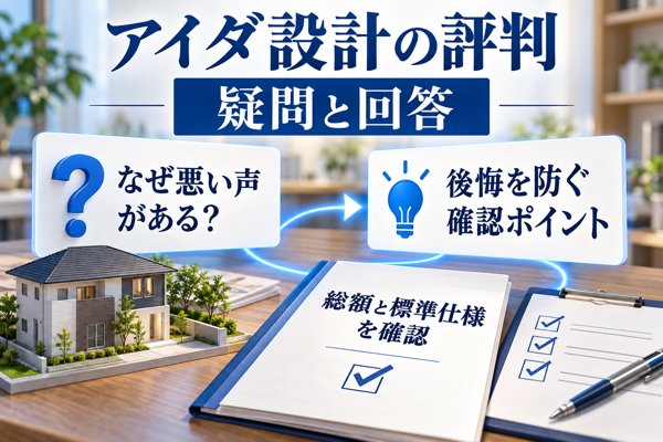 アイダ設計の評判についての疑問と回答