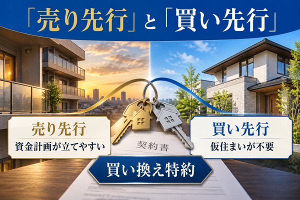 マンションの住み替えを始める前に押さえたい「売り先行」と「買い先行」の基本