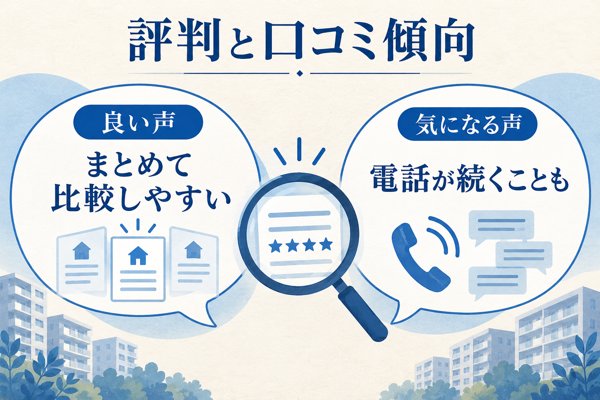 マンション査定サイトを使った人の評判と口コミ傾向