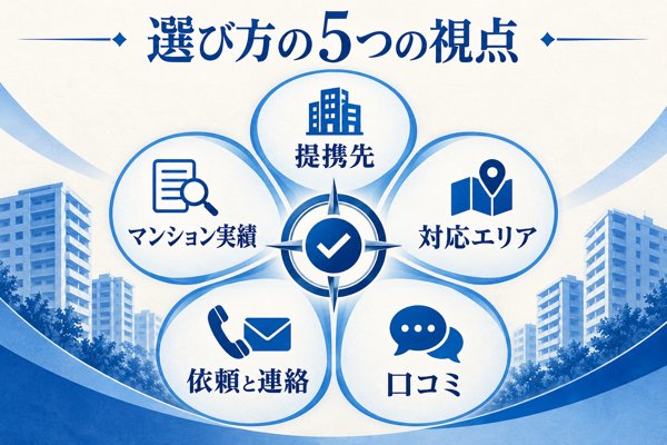マンション査定サイトの選び方のコツ|後悔を防ぐ5つの視点