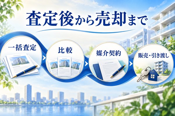 マンション売却の段取りと査定を受けたあとの手順