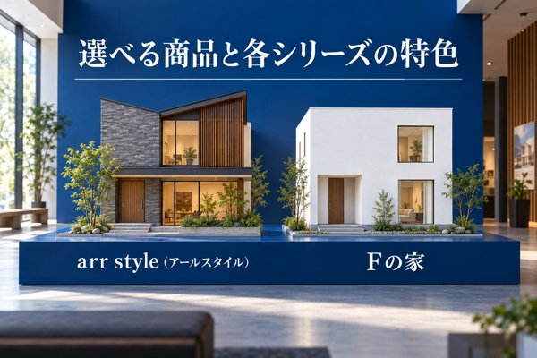 アールギャラリー注文住宅で選べる商品と各シリーズの特色
