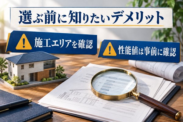 アールギャラリー注文住宅を選ぶ際に知っておきたいデメリット