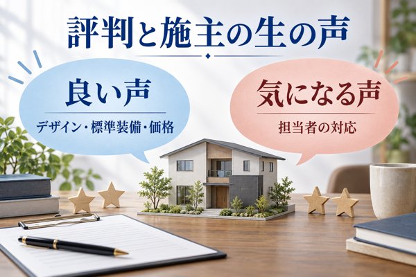 アールギャラリー注文住宅の評判と施主から寄せられた生の声