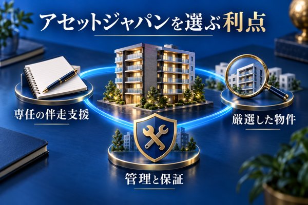 アセットジャパンを選ぶ利点