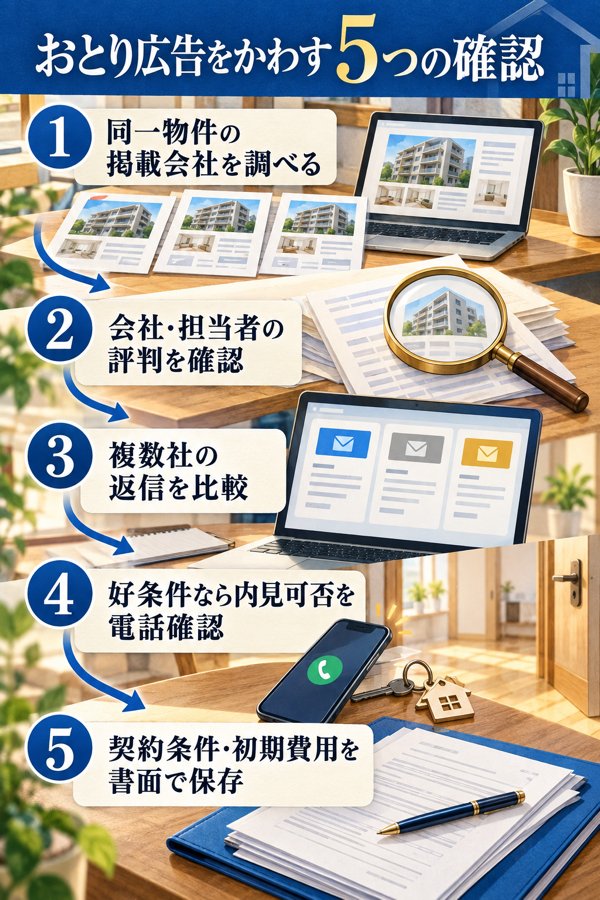 おとり広告や不誠実な加盟店をかわすための5つの確認ポイント