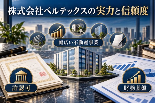 ベルファンドを運営する「株式会社ベルテックス」の実力と信頼度