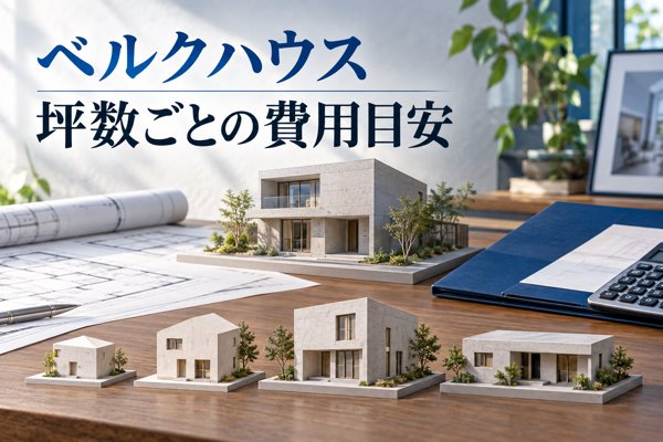 坪単価約70万円~100万円のベルクハウス|坪数ごとの費用目安