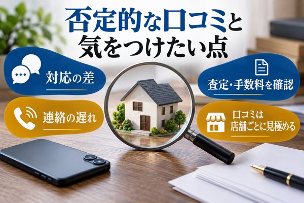 センチュリー21に寄せられた否定的な口コミと気をつけたい点
