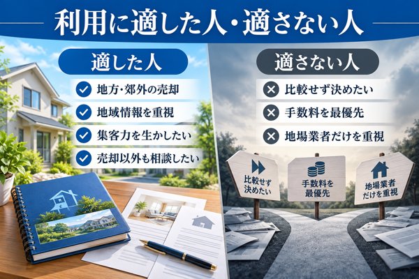 センチュリー21の利用に適した人・適さない人