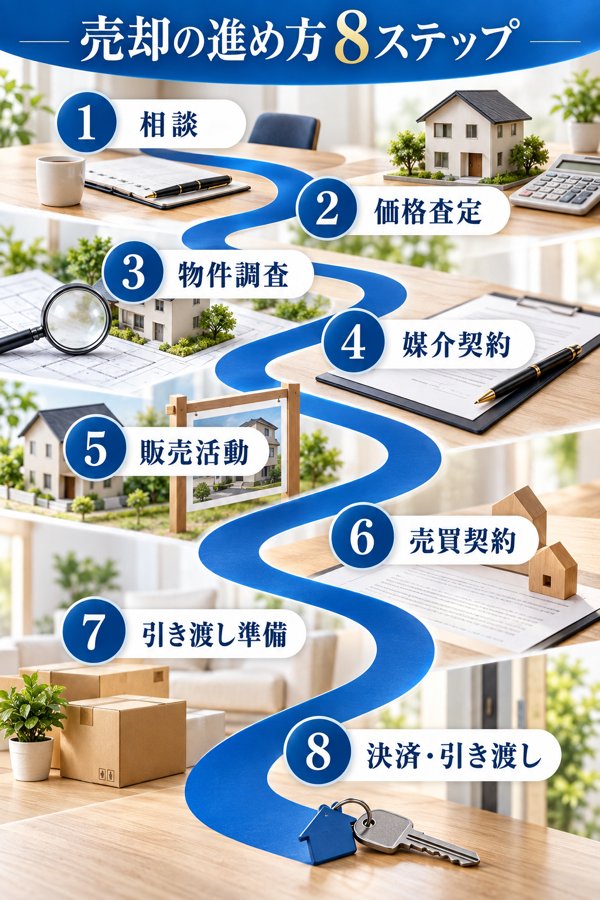 センチュリー21に売却を依頼したときの進め方8ステップ