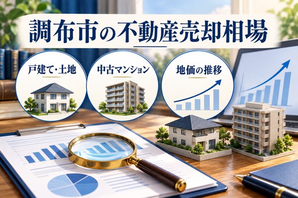 【地域別】調布市で不動産を売るときの相場(2026年最新)