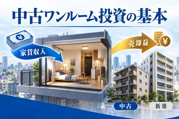 中古ワンルーム投資の基本|新築との比較と利益が生まれる構造