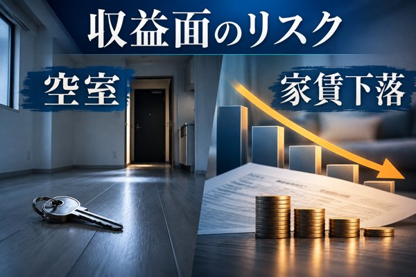 収益面のリスク2つ|空室と家賃の下落