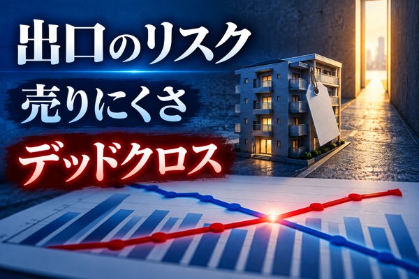 出口で直面する2つのリスク|売りにくさと節税メリットの頭打ち(デッドクロス)