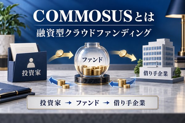 COMMOSUS（コモサス）とは｜1万円から投資できる融資型クラウドファンディング