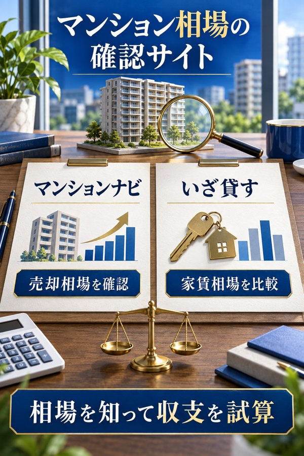 売却か賃貸かの判断材料になるマンション相場の確認サイト