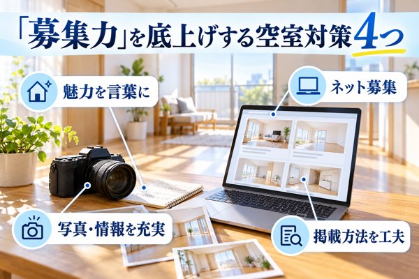 「募集力」を底上げする空室対策4つ