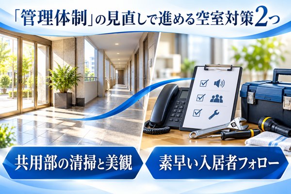 「管理体制」の見直しで進める空室対策2つ