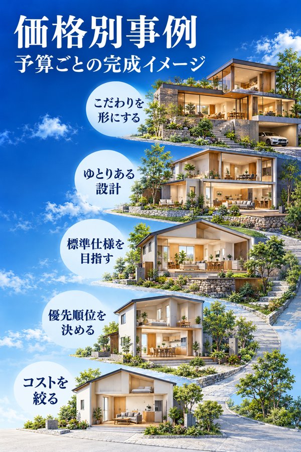 【価格別事例】予算ごとに見る住まいの完成イメージ