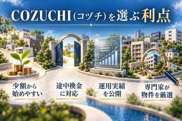 COZUCHI(コヅチ)を選ぶ利点