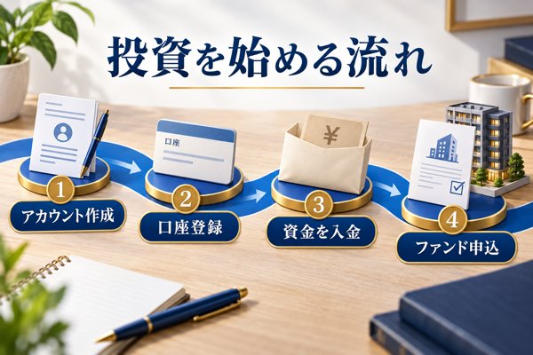 CREAL(クリアル)で投資を始める流れ|アカウント作成から申込完了までの手順