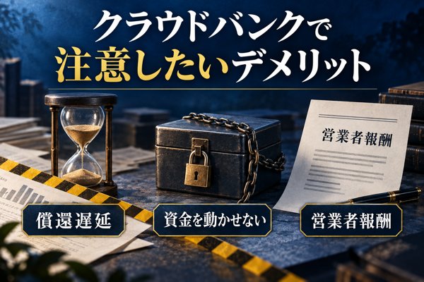 クラウドバンクで注意したいデメリット