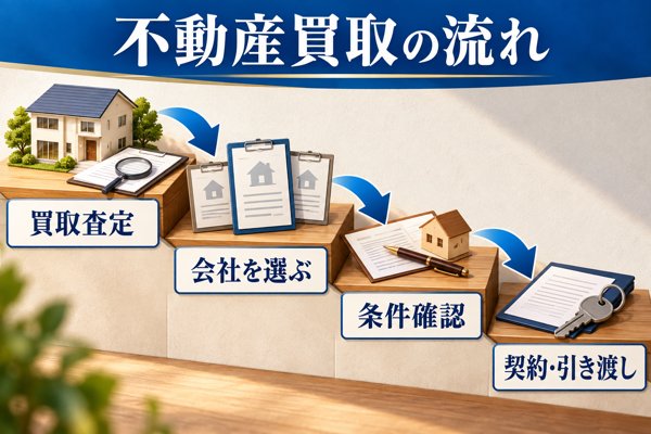 【ステップ解説】「不動産買取」で実家を手放すまでの手順