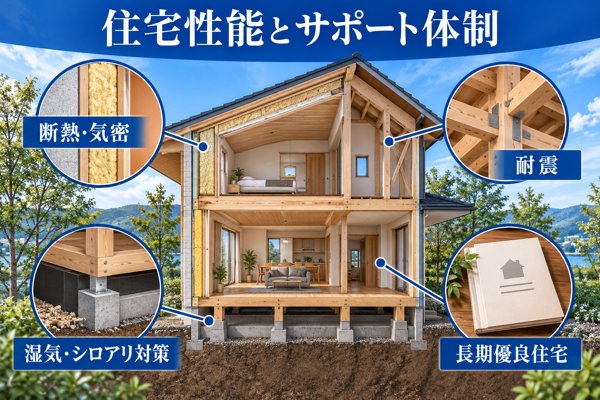 エコワークスが備える住宅性能とサポート体制の全体像
