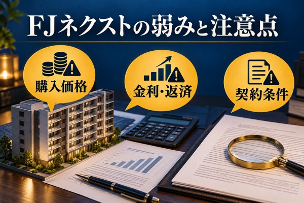 FJネクストの弱みと注意点