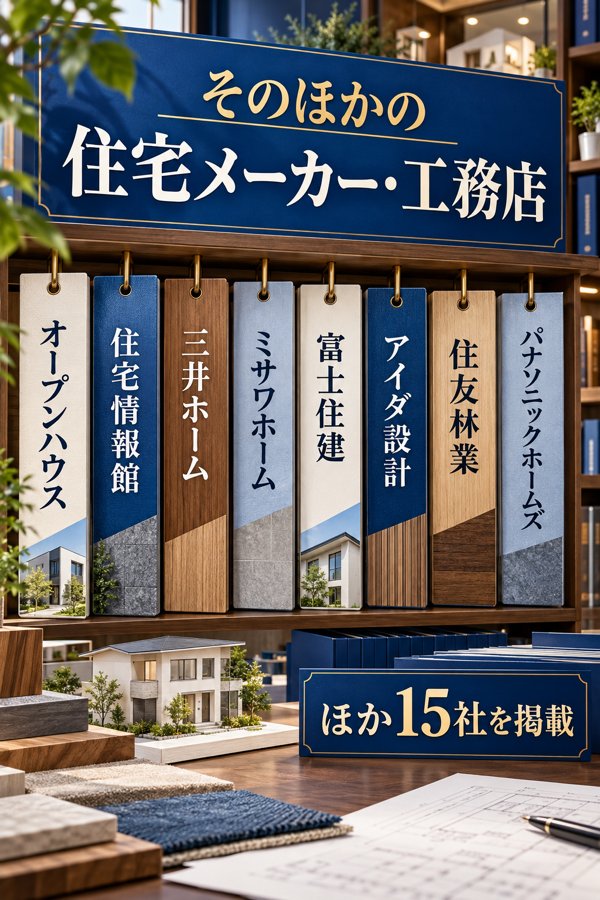 府中市で検討できるそのほかの住宅メーカー・工務店