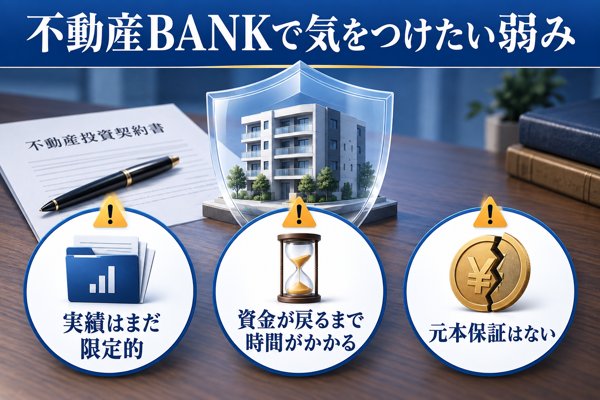 不動産BANKで気をつけたい弱み