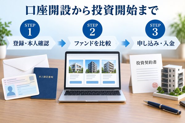 不動産BANKの口座開設手順と投資開始までのステップ