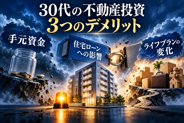 30代で始める不動産投資の3つのデメリット