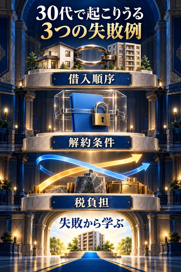 30代で起こりうる3つの失敗例と得られる教訓