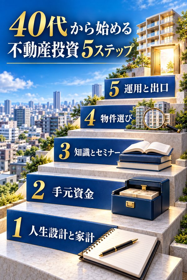 40代で不動産投資をスタートするための実践ステップ