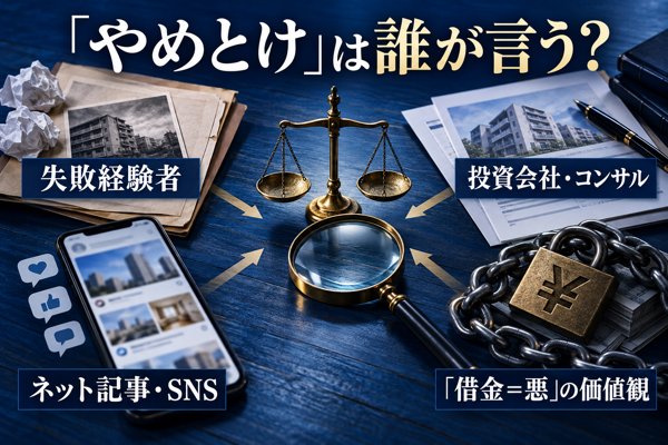 「やめとけ」を発信する人々の立場と構造